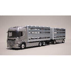 3D Livestock Tandem Truck